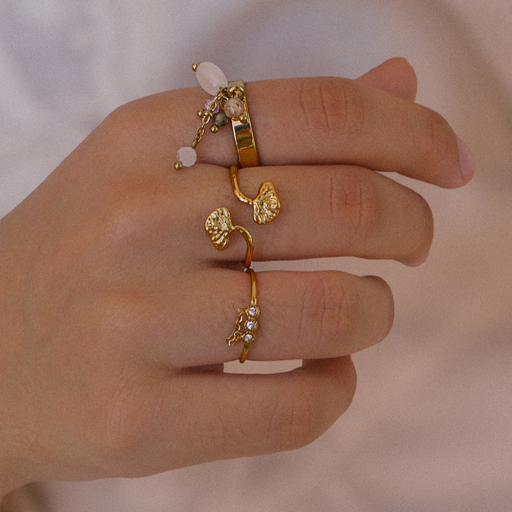  BAGUE ACIER ALICIA bague ZAORA- BIJOUX-ACIER