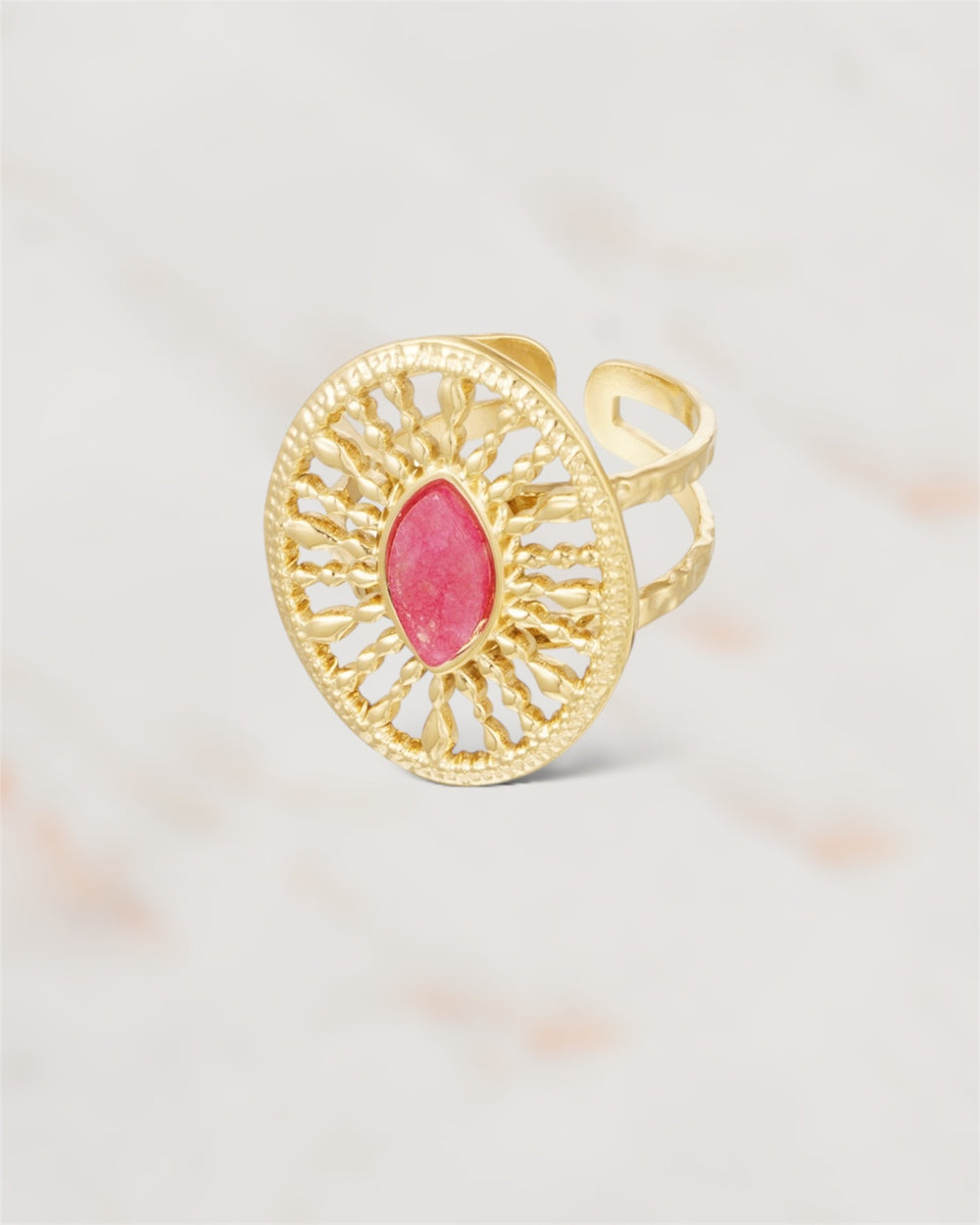 BAGUE ACIER HINDA