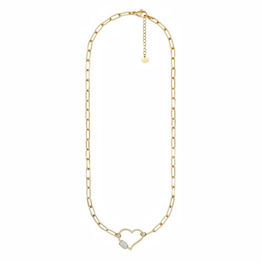 COLLIER ACIER GINA