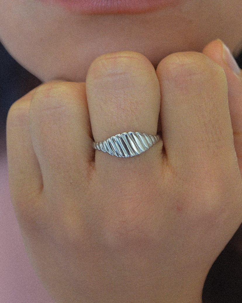 BAGUE ACIER SIXTINE