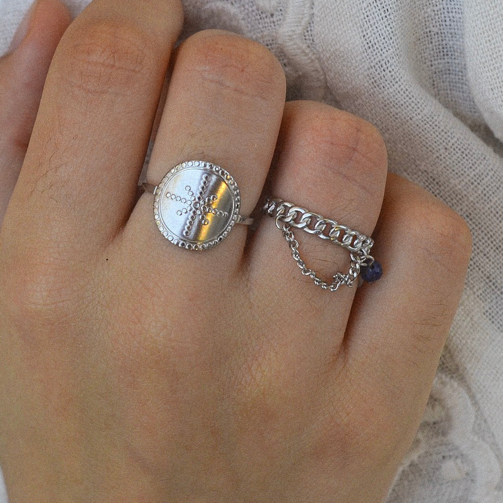 
                      
                         BAGUE ACIER SUZI bague ZAORA- BIJOUX-ACIER
                      
                    