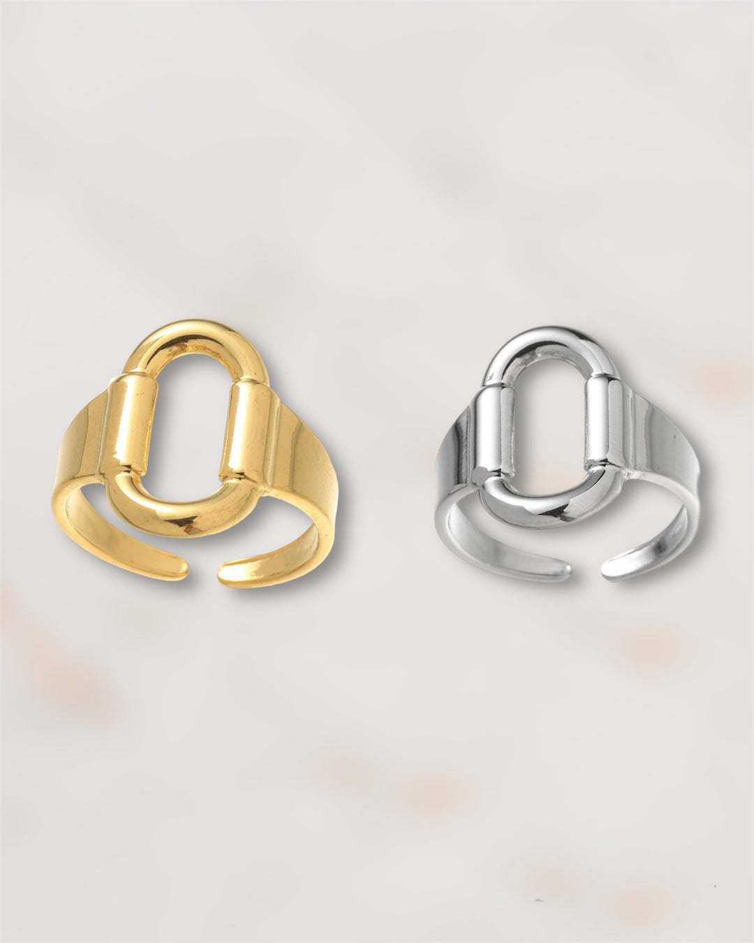  BAGUE ACIER MONA  ZAORA- BIJOUX-ACIER