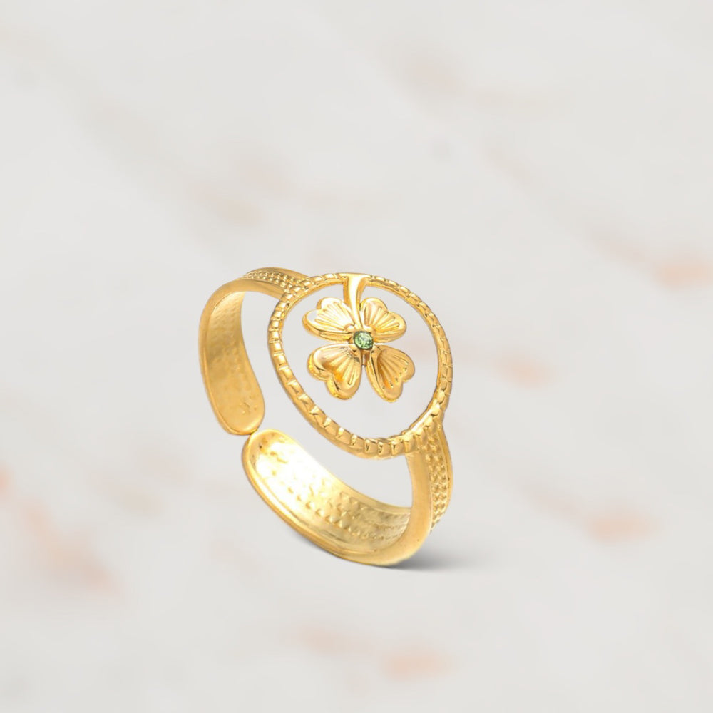  BAGUE ACIER ASHA  ZAORA- BIJOUX-ACIER