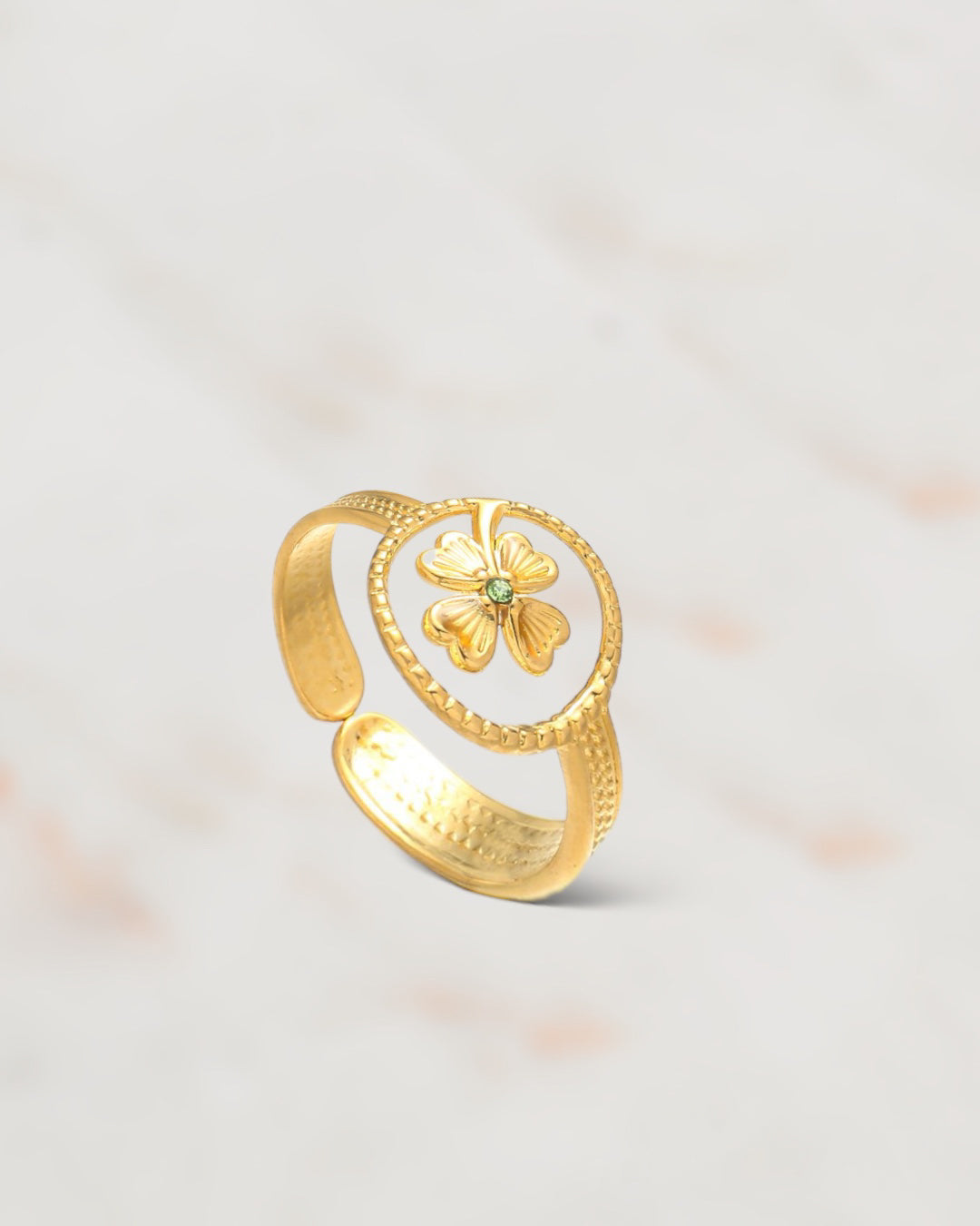  BAGUE ACIER ASHA  ZAORA- BIJOUX-ACIER