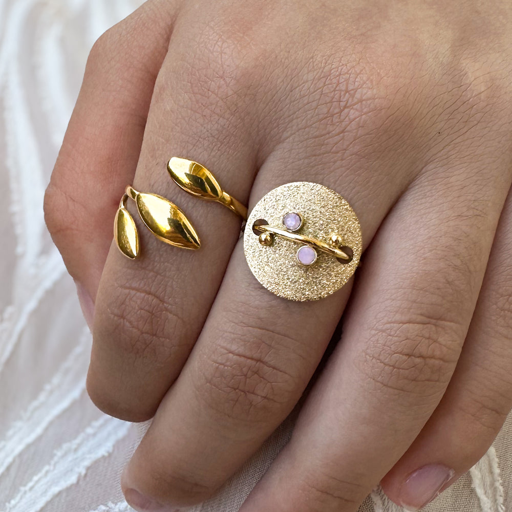  BAGUE ACIER SAPHA bague ZAORA- BIJOUX-ACIER