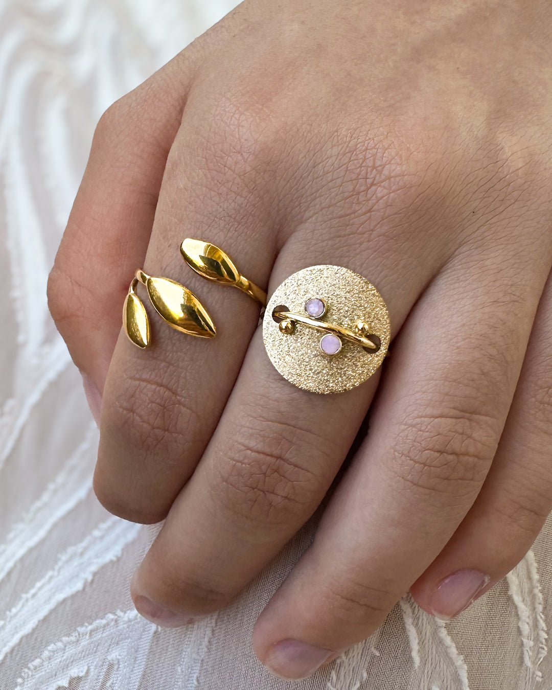  BAGUE ACIER SAPHA bague ZAORA- BIJOUX-ACIER
