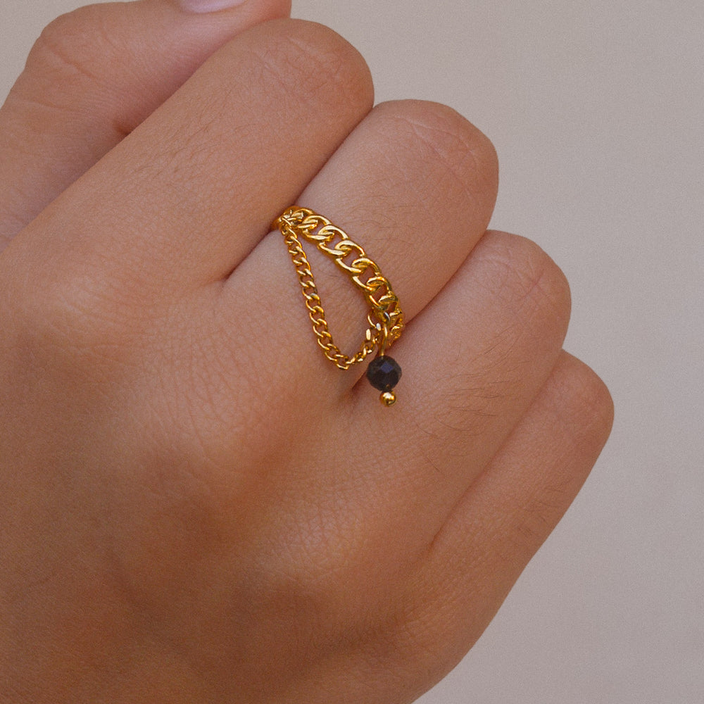  BAGUE ACIER IRIS  ZAORA- BIJOUX-ACIER