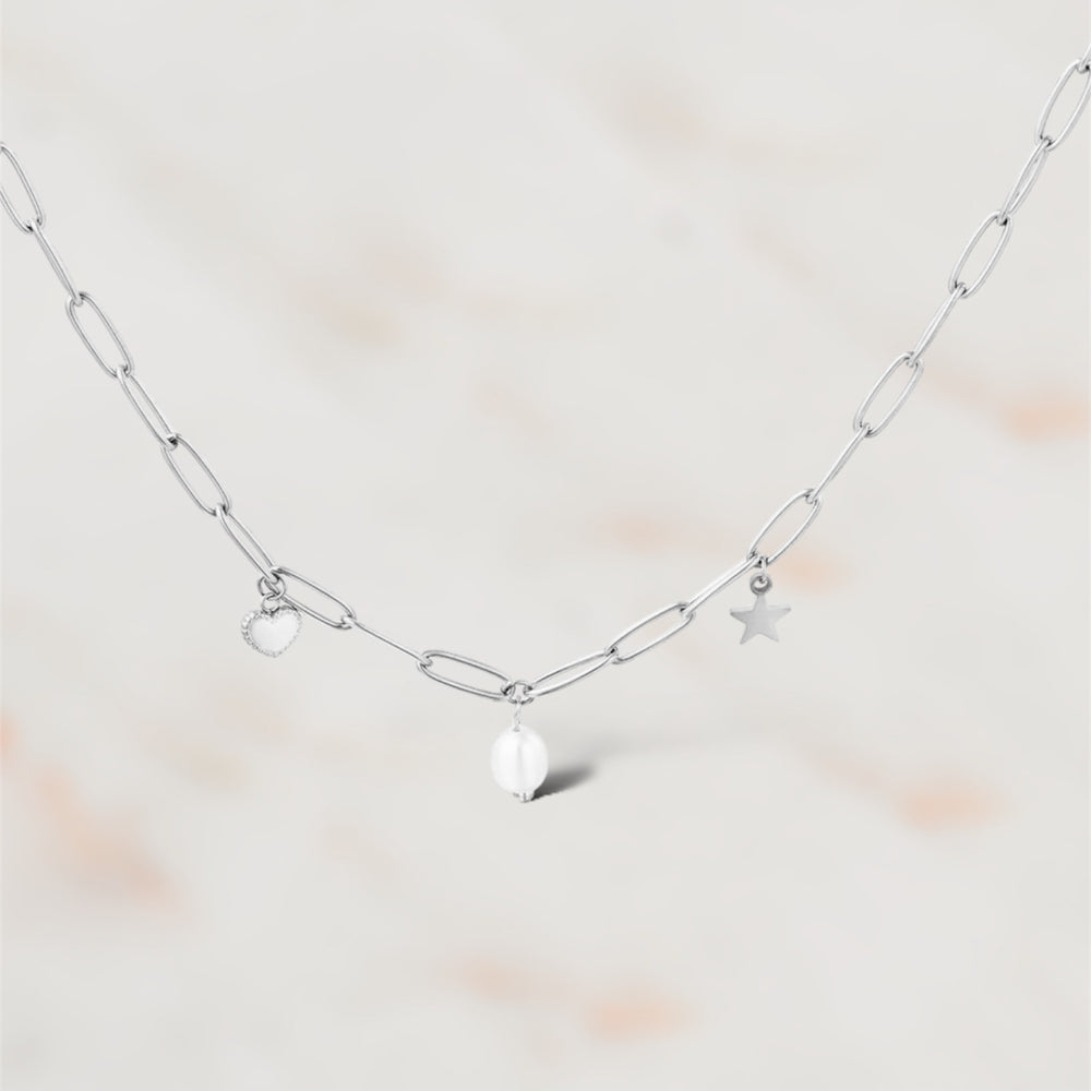 
                      
                         COLLIER ACIER NUSA  ZAORA- BIJOUX-ACIER
                      
                    