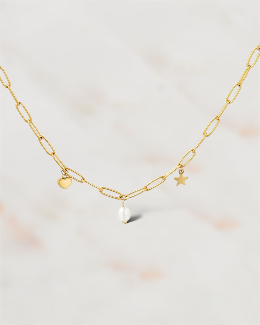  COLLIER ACIER NUSA  ZAORA- BIJOUX-ACIER