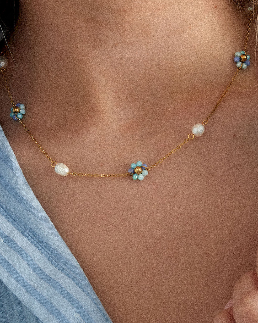  COLLIER ACIER FANIE  ZAORA- BIJOUX-ACIER
