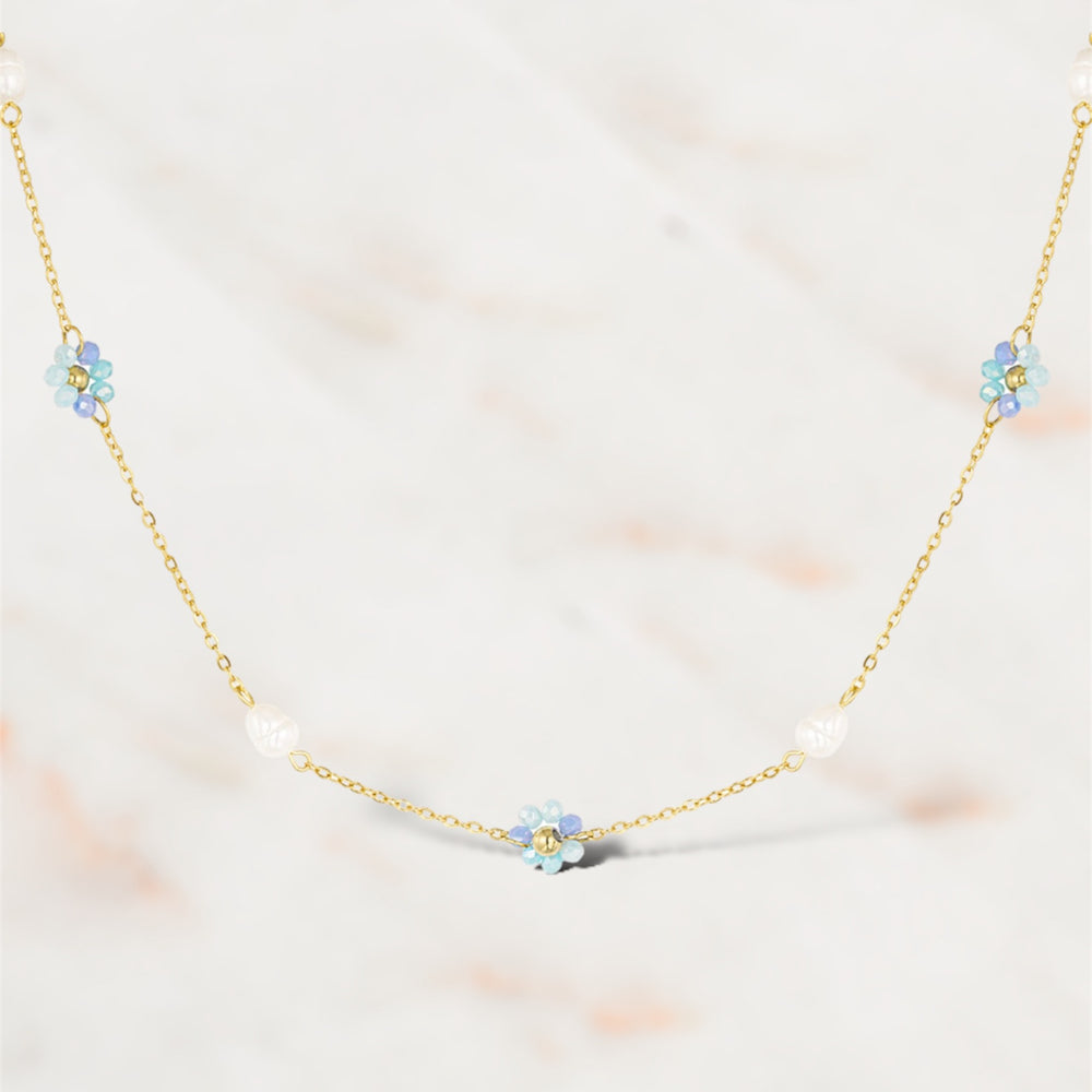  COLLIER ACIER FANIE  ZAORA- BIJOUX-ACIER