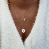  COLLIER ILUNA  ZAORA- BIJOUX-PLAQUÉ-OR-ACIER