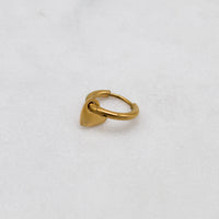  BOUCLE LEXIE  ZAORA- BIJOUX-PLAQUÉ-OR-ACIER