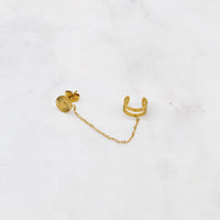  BOUCLE SOUAG  ZAORA- BIJOUX-PLAQUÉ-OR-ACIER