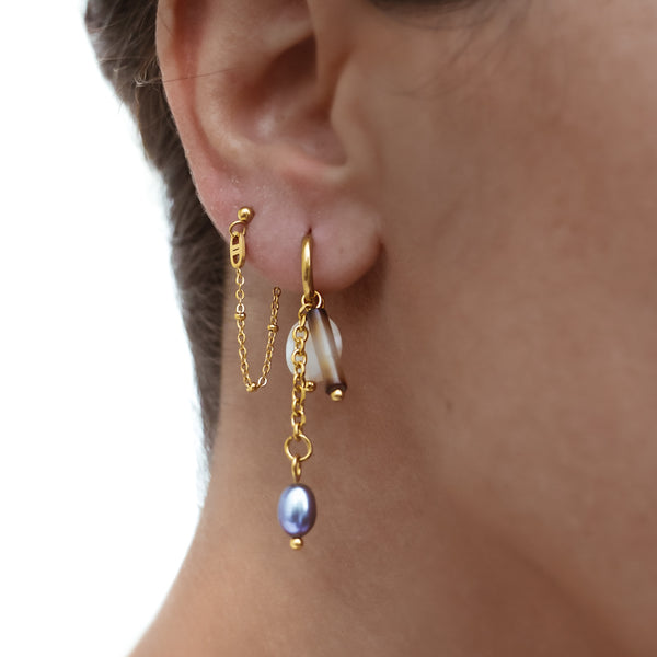  BOUCLE TOTSI  ZAORA- BIJOUX-ACIER