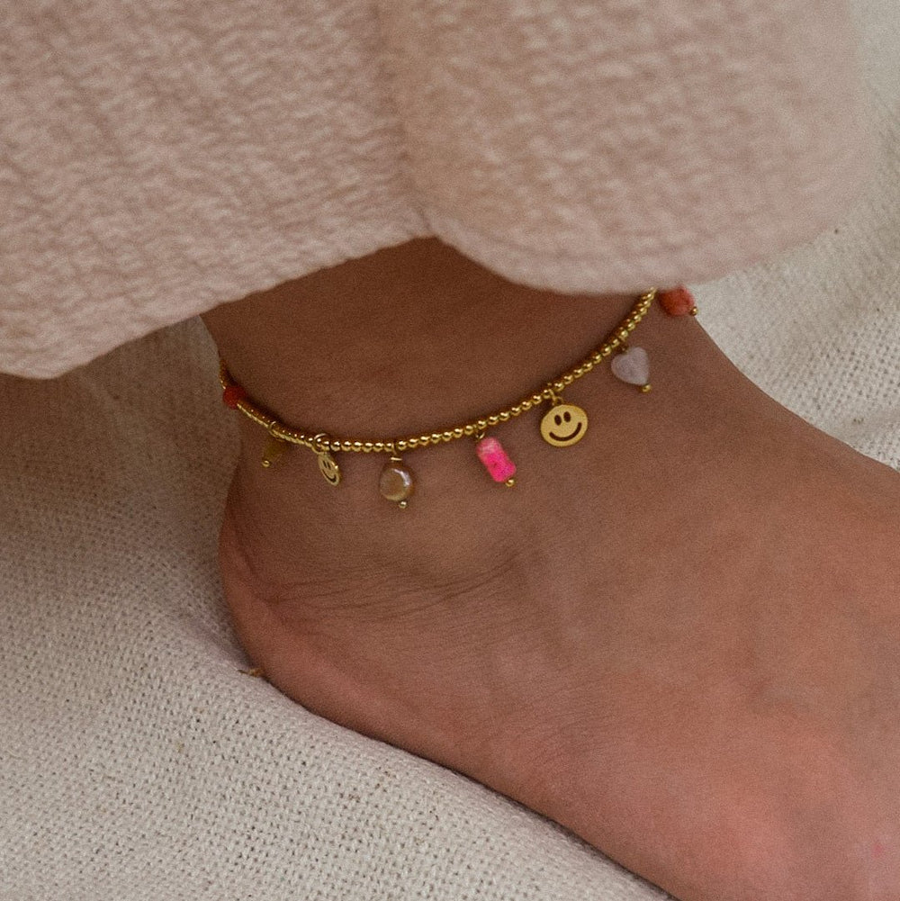 BRACELET DE CHEVILLE HAPPY - ZAORA