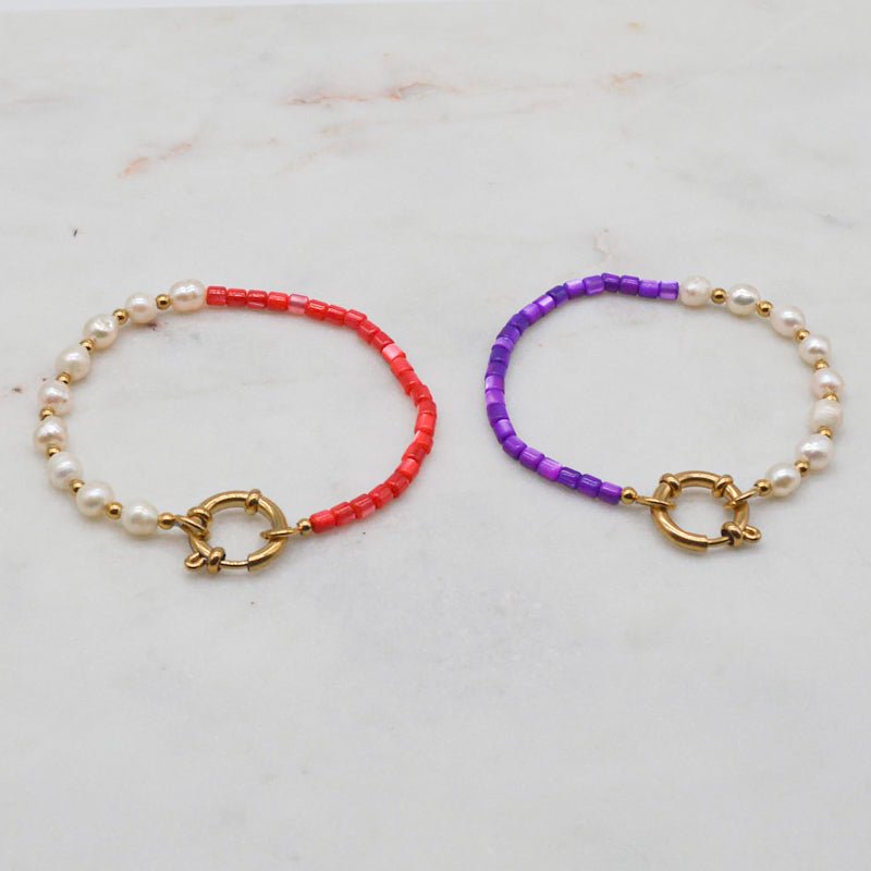  BRACELET ACIER LIKO  ZAORA- BIJOUX-ACIER