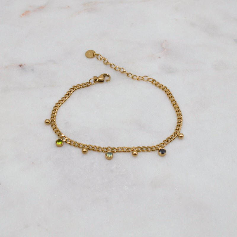  BRACELET ACIER MELY  ZAORA- BIJOUX-ACIER