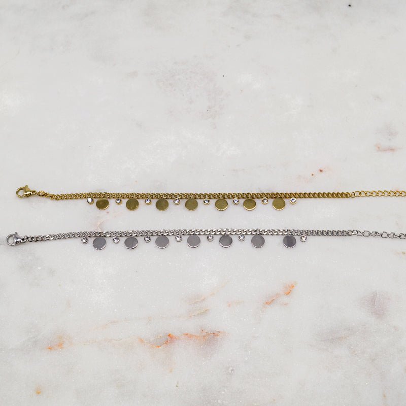  BRACELET ACIER NIYA  ZAORA- BIJOUX-ACIER