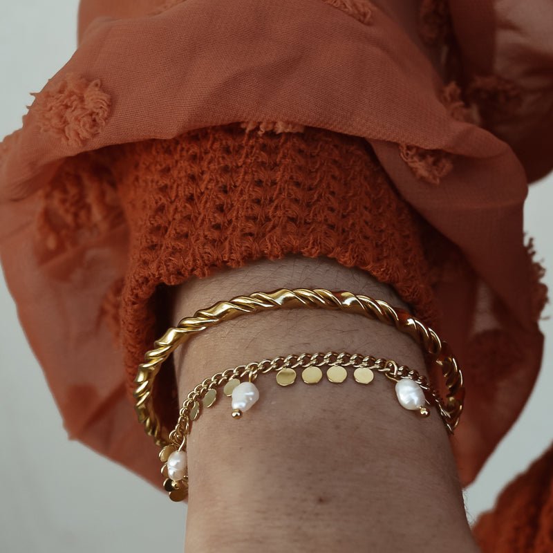  BRACELET ACIER ROMA  ZAORA- BIJOUX-ACIER