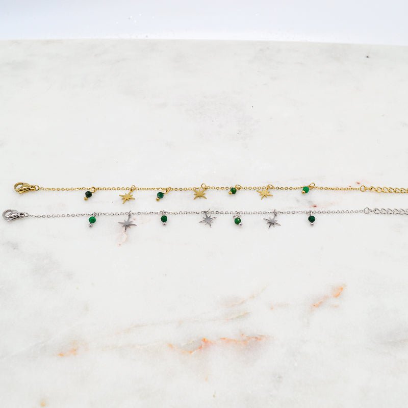  BRACELET ACIER SATIVA  ZAORA- BIJOUX-ACIER