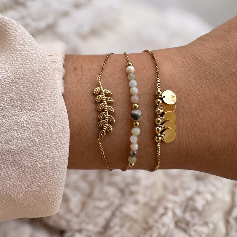  BRACELET ACIER SICILE  ZAORA- BIJOUX-ACIER