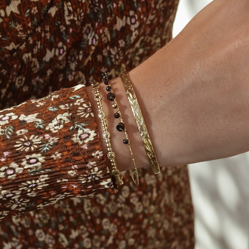  BRACELET ACIER STINA  ZAORA- BIJOUX-ACIER