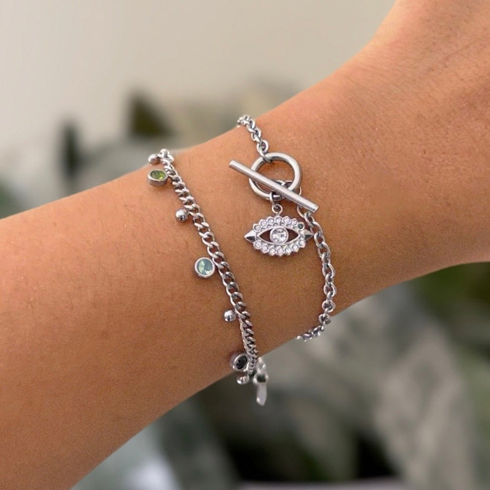 
                      
                         BRACELET ACIER YELIZ  ZAORA- BIJOUX-ACIER
                      
                    